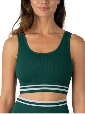 New! Penn Women's Seamless Reversible Sports Bra Green